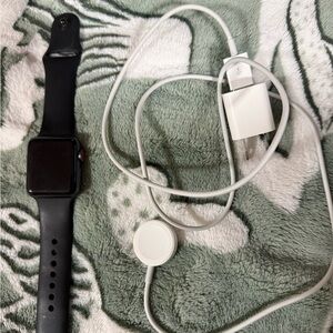 Apple Watch Series 3 GPS + Cellular, 38MM
Space Gray, Black Sport Band, S/M